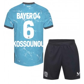 Bayer Leverkusen Odilon Kossounou #6 3rd Trikot 2023-24 Kurzarm (+ kurze hosen)